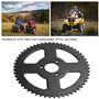 Pignon de chaîne arrière, Roue de pignon T8F 54T 26mm Remplacement de pignon arrière en Acier pour Mini Motos 47cc/49cc