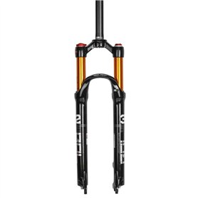 QHY Fourche À Suspension VTT for 26/27.5/29 Roues Bicyclette Double Chambre À Air Contrôle D'épaule Verrouillage À Distance Frei