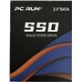 Pc Run - SSD SSD 256 Go 3D NAND SLC Cache Performance Boost 2.5 Pouces SATA III 7 mm (0.28") SSD interne