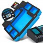 Aptex. Insert en mousse pour chargeur Makita DC18RC + 4 batteries pour MakPac taille 2-3