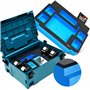 Aptex. Insert en mousse pour chargeur Makita DC18RC + 4 batteries pour MakPac taille 2-3