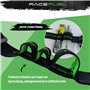 Sangle de course pour triathlon avec poche pour téléphone portable avec porte-numéro et 6 supports pour bouteille souple ou gel 