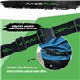Sangle de course pour triathlon avec poche pour téléphone portable avec porte-numéro et 6 supports pour bouteille souple ou gel 