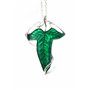 Collier avec broche Feuille elfique du hobbit Frodo dans Le Seigneur des anneaux avec coffret cadeau
