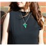Collier avec broche Feuille elfique du hobbit Frodo dans Le Seigneur des anneaux avec coffret cadeau