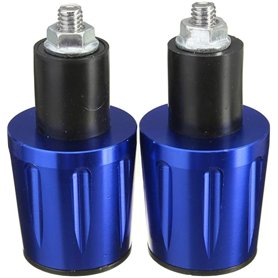 JenNiFer 7/8 Pouce 22 Mm Poignées Universelles De Guidon De Moto Prise Poids Poids De La Poignée Anti-Vibrations - Bleu