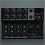 Table de mixage Audio Professionnelle, Table de mixage Audio stéréo Portable à 8 canaux, Batterie Rechargeable intégrée de 1200 