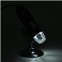 Microscope, Microscope électronique WiFi sans Fil Portable, grossissement 1600X, loupe USB HD 2MP avec Une Plate-Forme de Suppor
