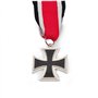 1pc Médaille Militaire WWII Guerre Allemande Croix Coin Médaille Merrit Fer Chevaliers Militaires avec Ruban Coloré