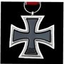 1pc Médaille Militaire WWII Guerre Allemande Croix Coin Médaille Merrit Fer Chevaliers Militaires avec Ruban Coloré