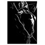 Couple toile mur Arts Tableaux noir et blanc Sexy corps femmes homme affiche impression chambre mur photo pour chambre décor Tab