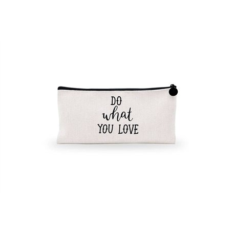 Bonamaison Imprimé Numériquement Pochette à Crayon en Toile avec Fermeture à Glissière