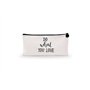 Bonamaison Imprimé Numériquement Pochette à Crayon en Toile avec Fermeture à Glissière