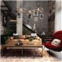 iDEGU 3 Lampes Suspension Luminaire Industrielle Lustre Plafonnier Vinatge Abat-jour Cage Dimant en Métal et Corde de Chanvre La