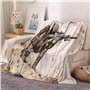3D Impression Modèle Soldat Plaid Polaire Microfibre Flanelle Couverture