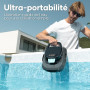 AIPER Scuba SE Robot Piscine, Aspirateur Piscine sans Fil, 90 Minutes de Nettoyage, Stationnement Automatique, Nettoyeur de Pisc
