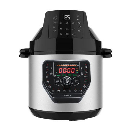 Cecotec Pot programmable avec tête Friteuse d'air GM H Fry. Robot de cuisine multifonction, 6 litres, couvercle Advance, program
