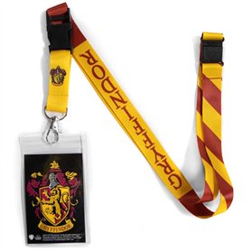 Ata-Boy Harry Potter Cordon réversible avec clip détachable et support d'identité Motif Gryffindor