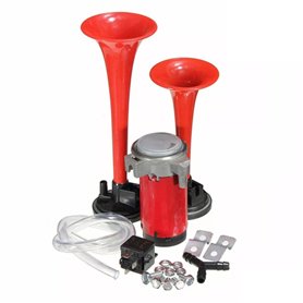 Compresseur d'air 12 V double corne/sirène 2 tons pour voiture bateau voiture camion Kit complet
