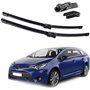 ZHAOWLI Essuie-Glace de Voiture pour Toyota Avensis T270 MK3 2009 2010 2011 2012 2013 2014 2015-2018