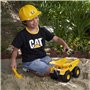 CATERPILLAR 82061 Camion Benne articulé roues libres 25 cm et casque de chantier