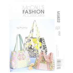 McCall's Patterns M5822 Sac fourre-Tout Blanc Taille Unique