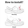 100 Pcs Charmes De Chaussure Pins Crocs Accessoire Chaussure Pvc Deco Croc Clips Pour Chaussures Décoration De Dessin Animé Pins