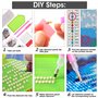 MOMAKA 5D Diamond Painting Kits Train De Fumée, Diamant Peinture Kits Point De Croix Broderie Dessin Animé, Kits Diamant Arts Cr