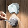 Jokari Verrou lumineux facile à installer avec pêne dormant activé par le mouvement pour une entrée nocturne sans effort. LED lu