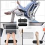 JINJUMEI 2 Pièces Coussin d'Accoudoir, Coussins de Bras Universel de Chaise Antidérapants, Coussinets Confortables pour Le Souti