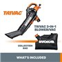 Worx Souffleur/broyeur/aspirateur électrique TriVac WG505