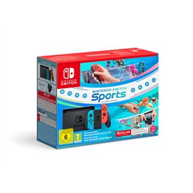 Nintendo Switch color + jeu Switch Sports préinstallé + 12 mois Switch Online