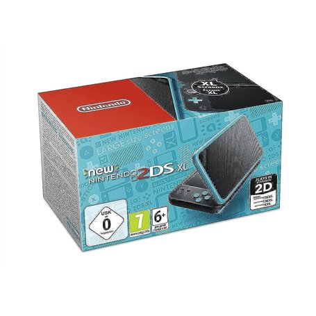 New Nintendo 2DS XL Noir+Turquoise