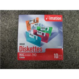 Imation 3.5 ds-hd Mac formatée disquette Disques (Lot de 1)