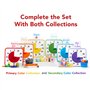 TIME TIMER Classroom Set Couleurs Primaires Minuterie Visuelle 60Min Cartes D'Activité Effaçables Sec Salle Classe Centres d'app