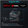 4K 120Hz HDMI 2.1 Extracteur audio 2X1 VRR ALLM HDCP2.3 HDR10 ARC CEC Audio Extractor Commutateur 2 en 1 OUT Convertisseur Audio