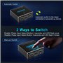 4K 120Hz HDMI 2.1 Extracteur audio 2X1 VRR ALLM HDCP2.3 HDR10 ARC CEC Audio Extractor Commutateur 2 en 1 OUT Convertisseur Audio