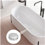 JDCMEI Poignée Rotative pour Baignoire, Bouton de Contrôle de Baignoire, Bouton Rotatif de Vidange de Baignoire Pop-up, Bouchon 