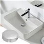 JDCMEI Poignée Rotative pour Baignoire, Bouton de Contrôle de Baignoire, Bouton Rotatif de Vidange de Baignoire Pop-up, Bouchon 