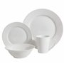 Gibson Home Noble Court Service de table 16 pièces Blanc
