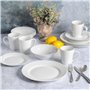 Gibson Home Noble Court Service de table 16 pièces Blanc
