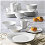 Gibson Home Noble Court Service de table 16 pièces Blanc