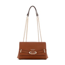 GUESS Silvye Convertible Xbody Flap Bag Cognac