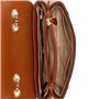 GUESS Silvye Convertible Xbody Flap Bag Cognac