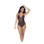 Corset Mapalé Noir Violet Taille unique (Taille unique)