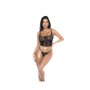 Ensemble de Lingerie Mapalé Noir S/M (S/M) 2 Pièces