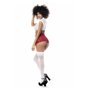 Costume Érotique Mapalé L/XL Blanc Rouge