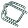 BOX USA BPS12HDBUCK Lot de 1 000 boucles de cerclage robustes en fil métallique Argenté 1
