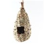 UEETEK Gazon Naturel de tissé Suspendus Birdhouse nid