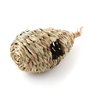 UEETEK Gazon Naturel de tissé Suspendus Birdhouse nid